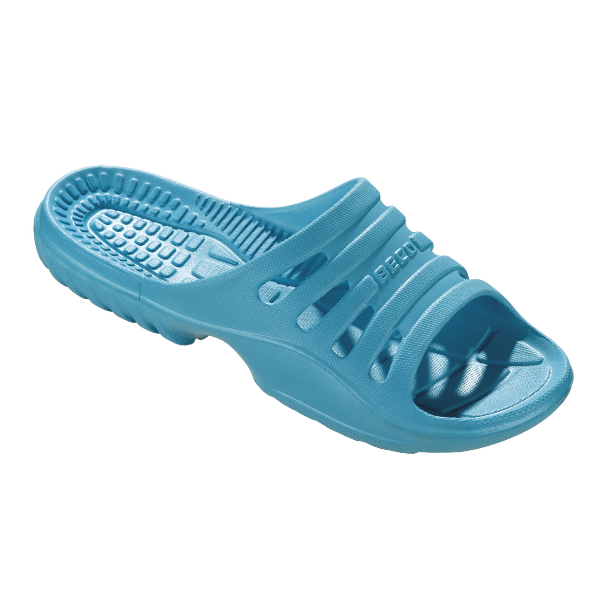 BECO Badeschuhe Slipper 38 petrol