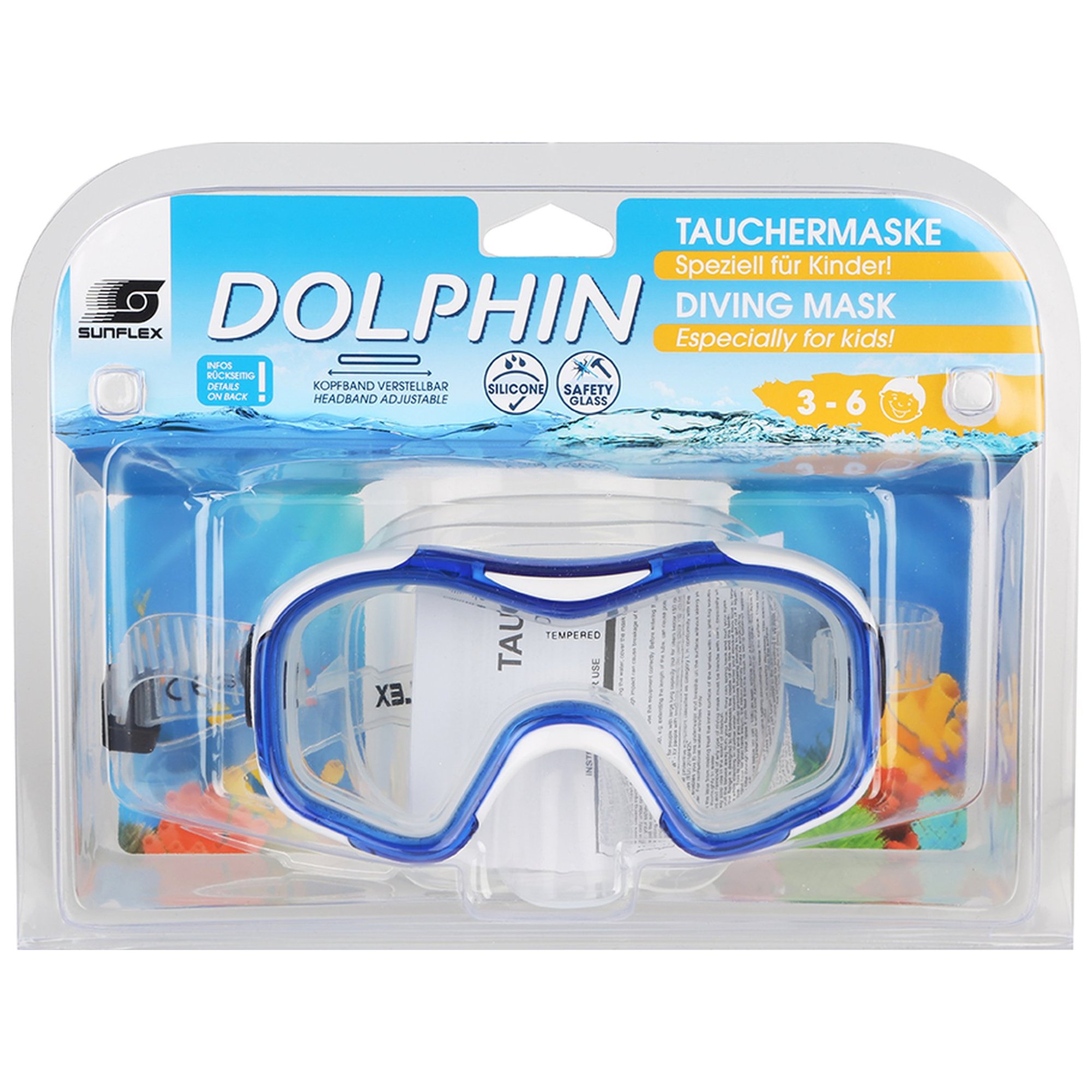 sunflex Tauchermaske Dolphin