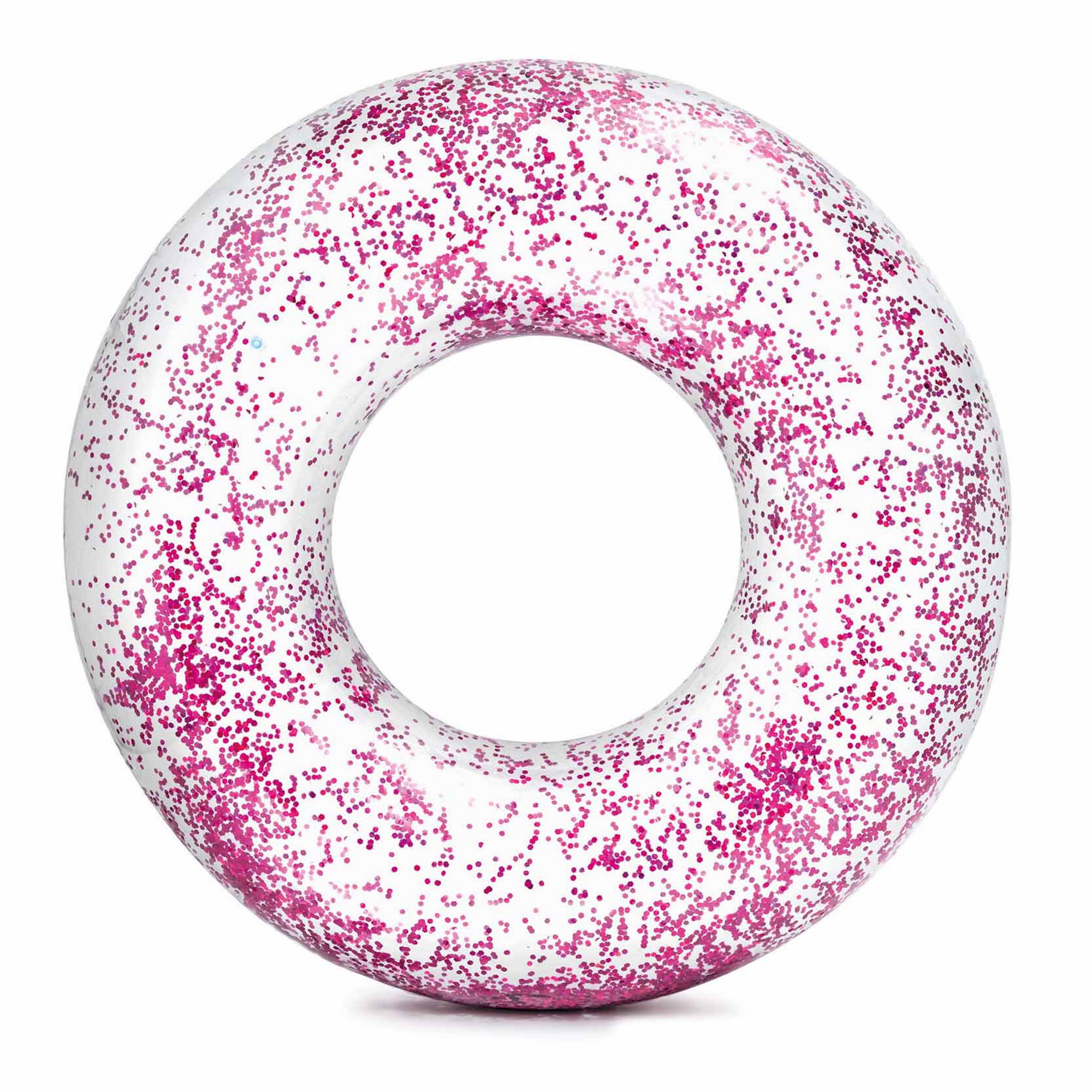 INTEX Schwimmreifen Glitter transparent 107cm