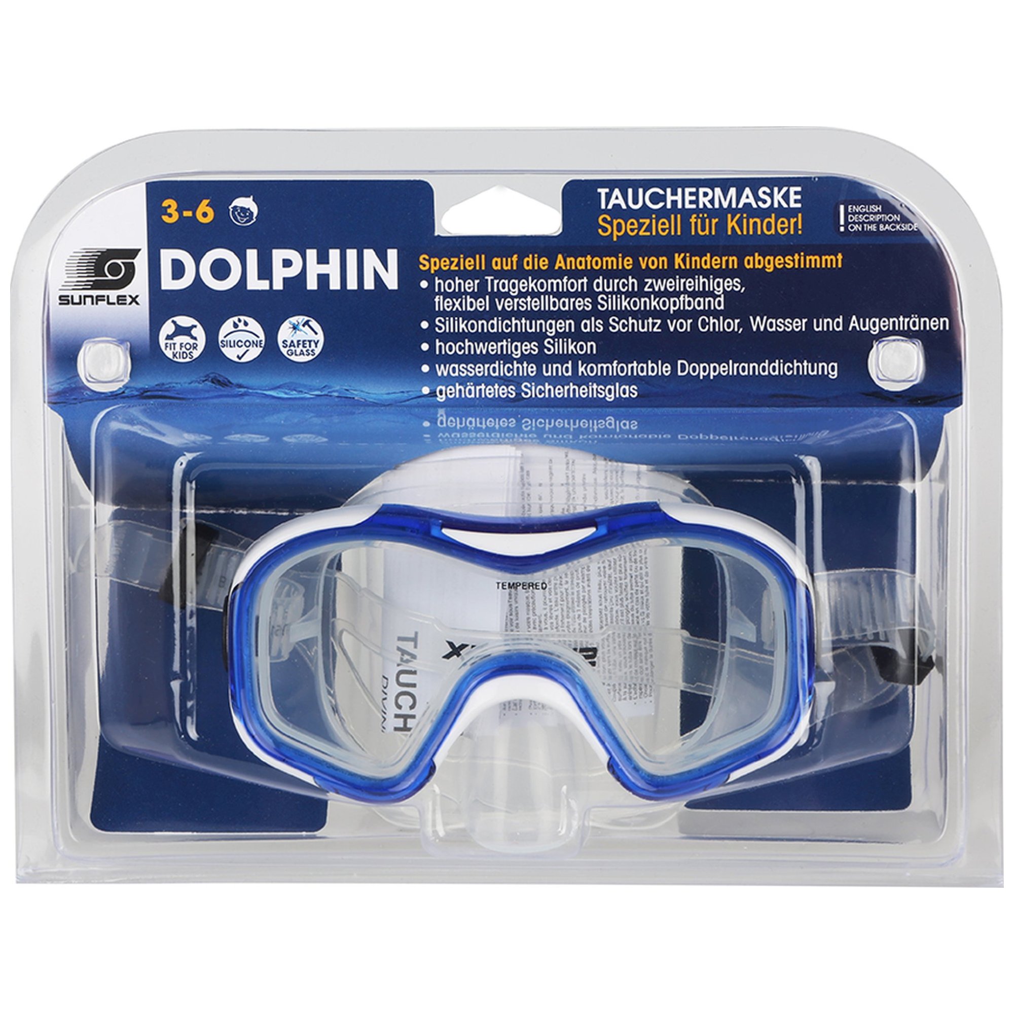 sunflex Tauchermaske Dolphin