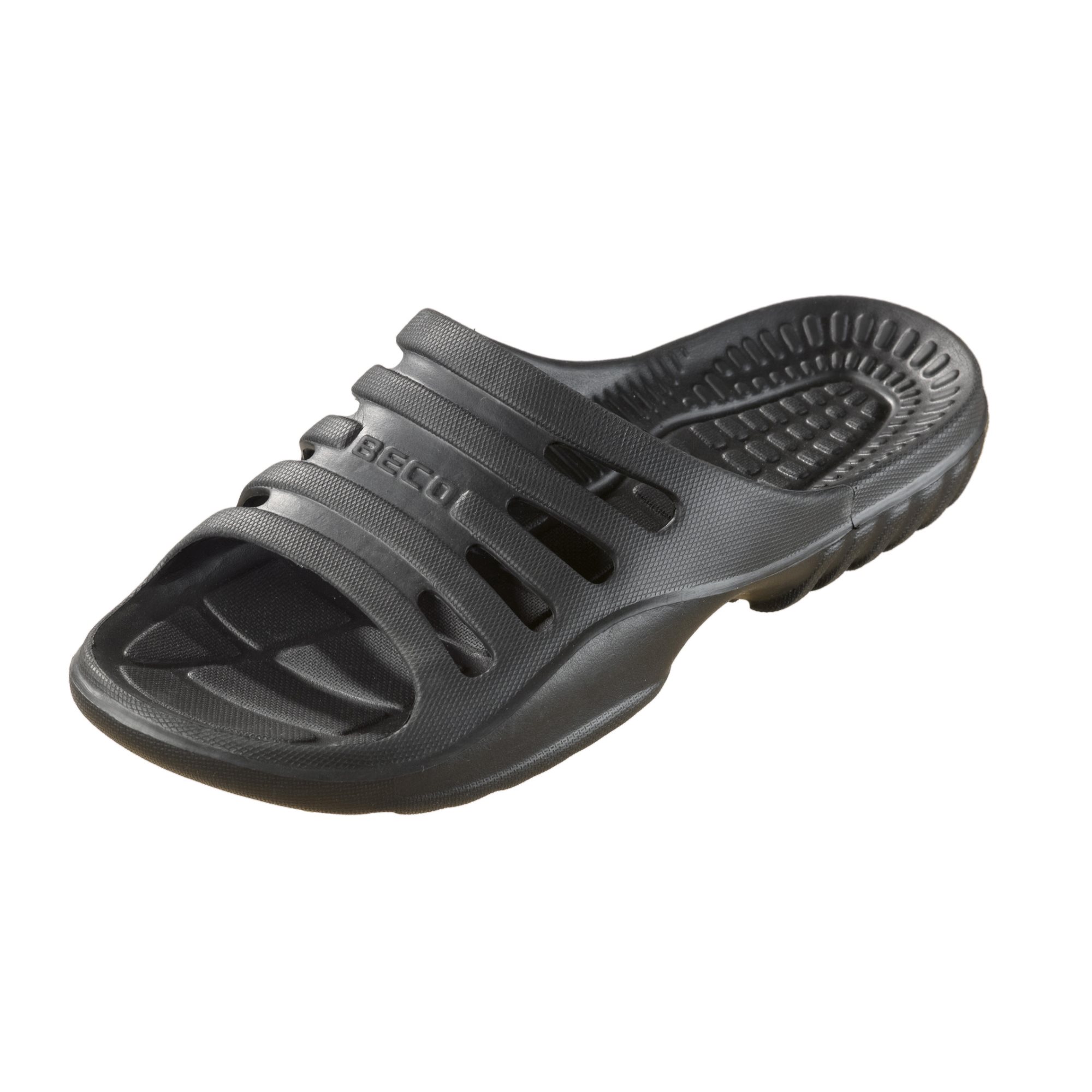 BECO Badeschuhe Slipper 43 schwarz