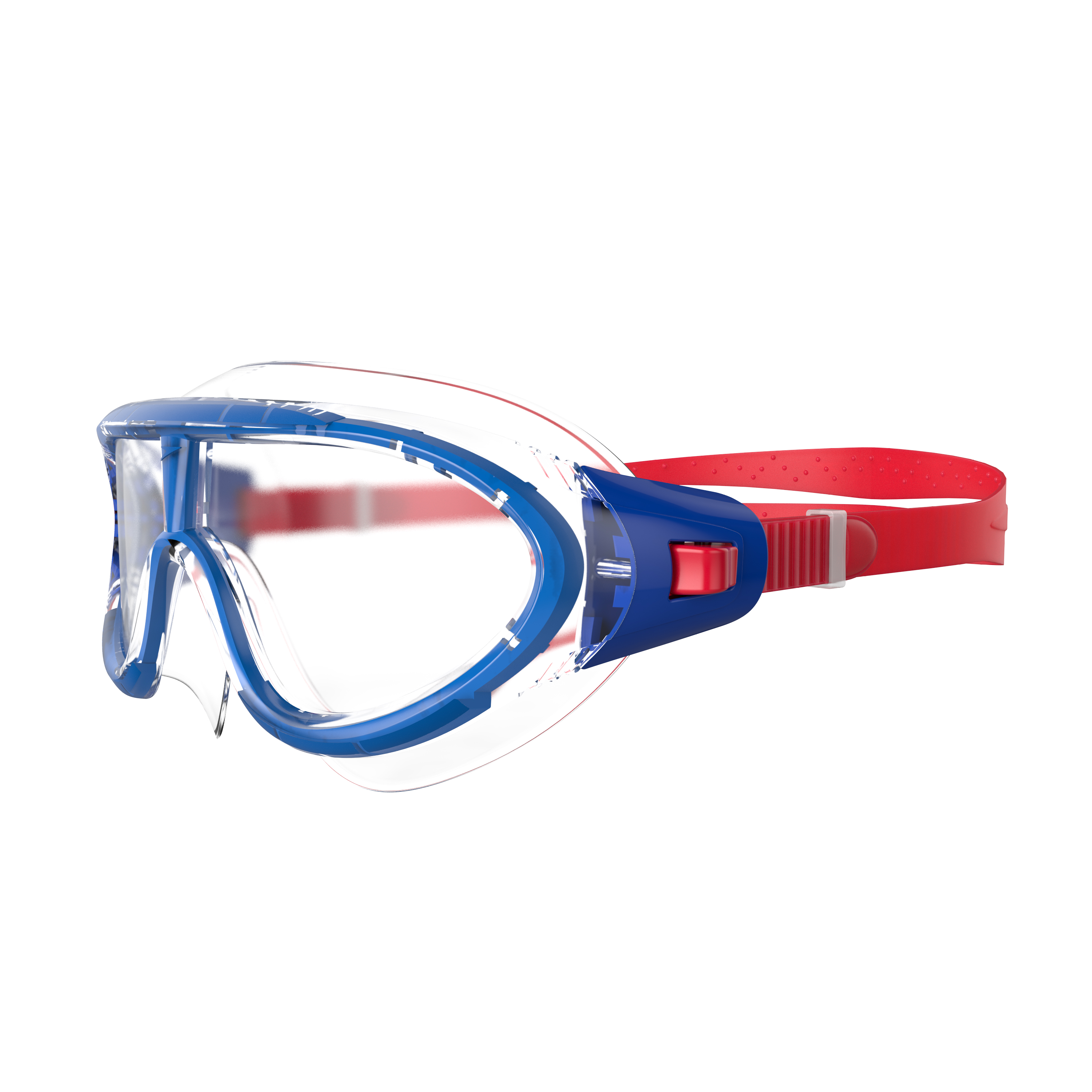 Speedo Biofuse Rift Junior Lava Red/Beautiful Blue/Clear