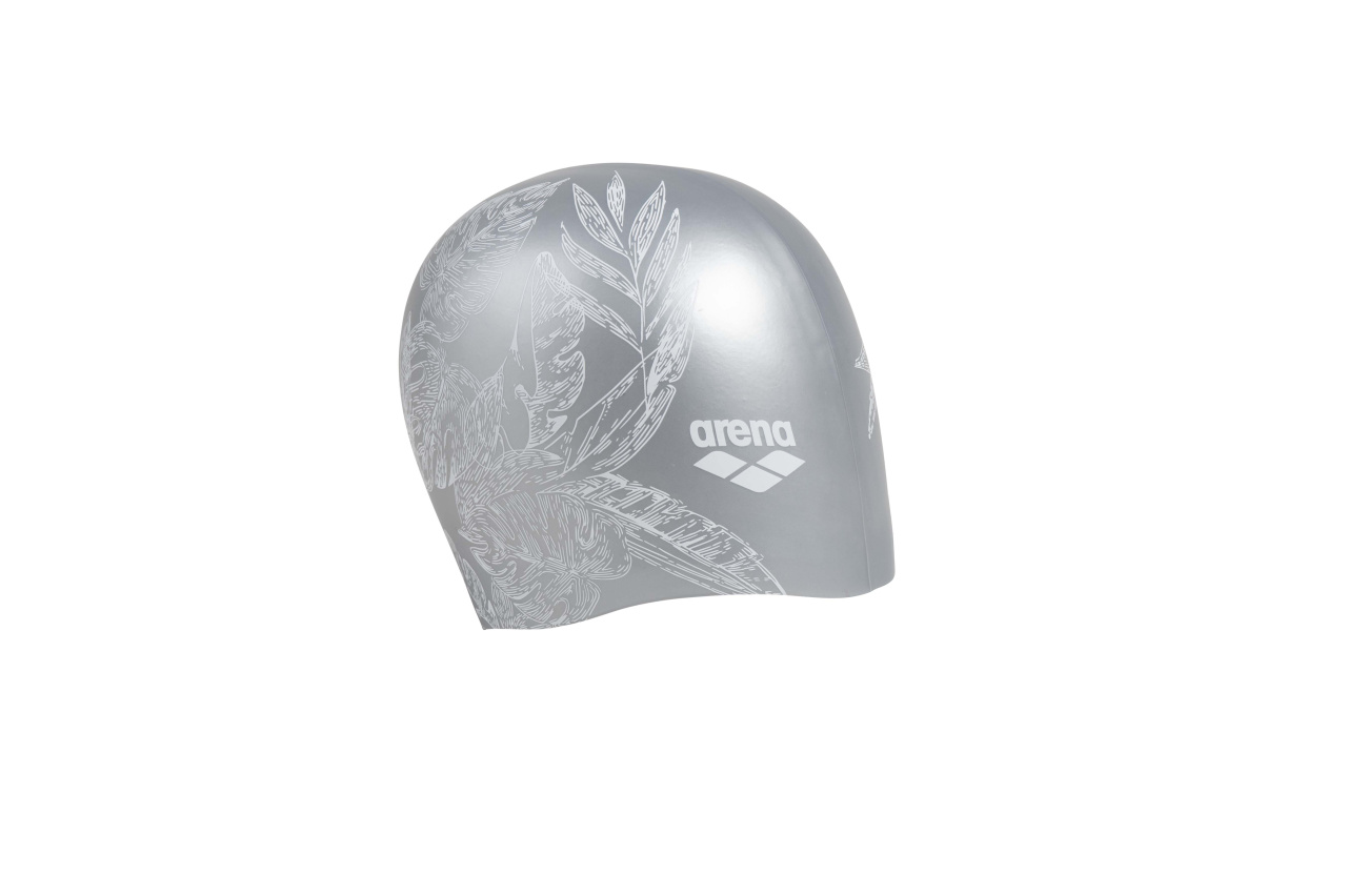 arena Sirene Long Hair Badekappe cecilia silver