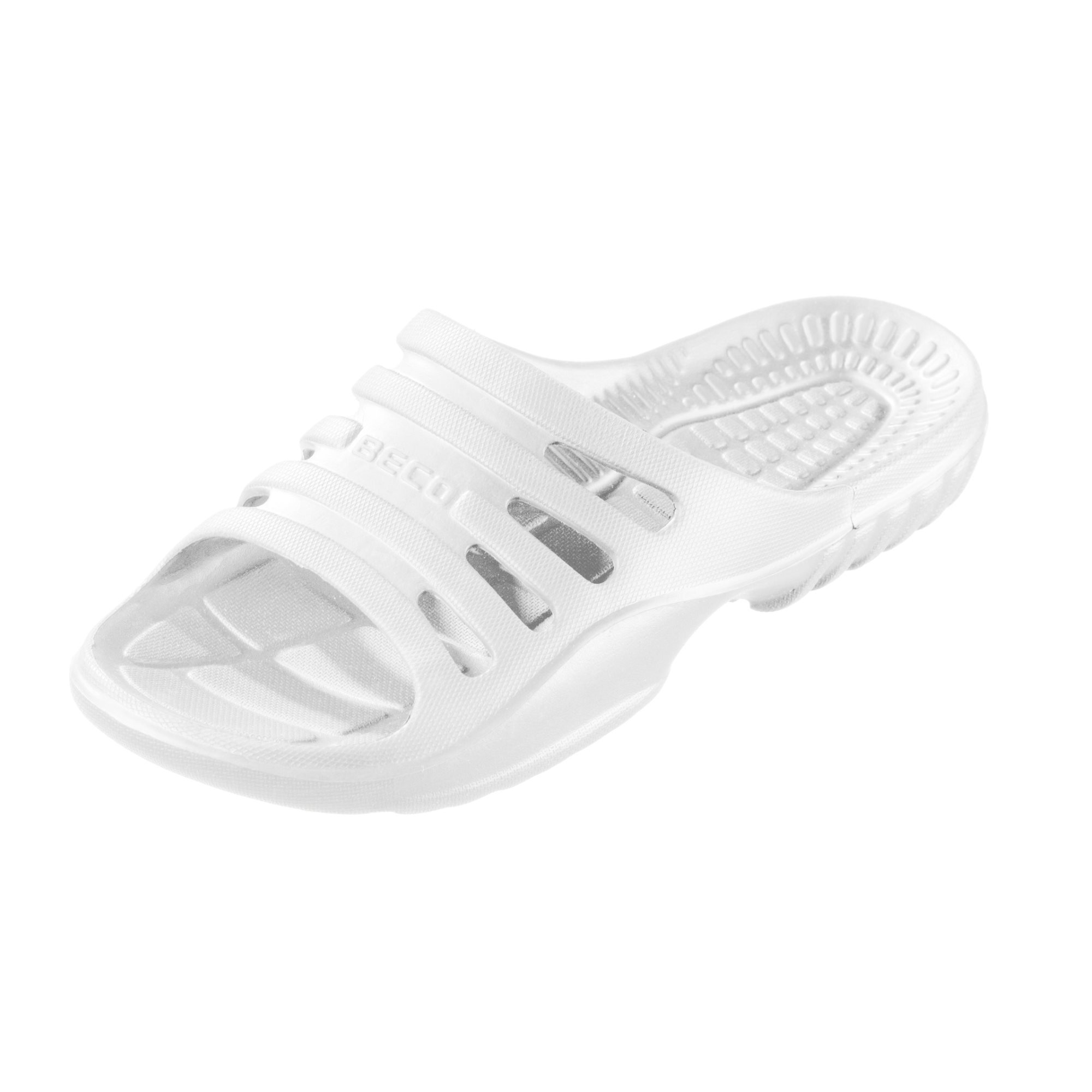BECO Badeschuhe Slipper 42 weiß