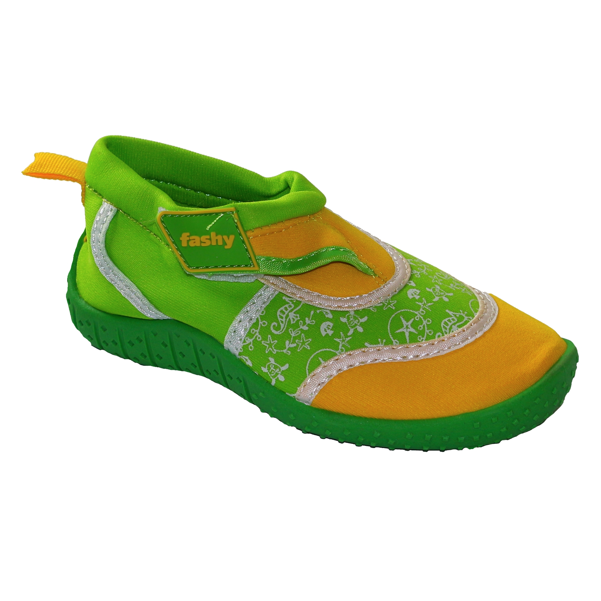 Fashy Aqua-Schuh Arona 22 grün-gelb