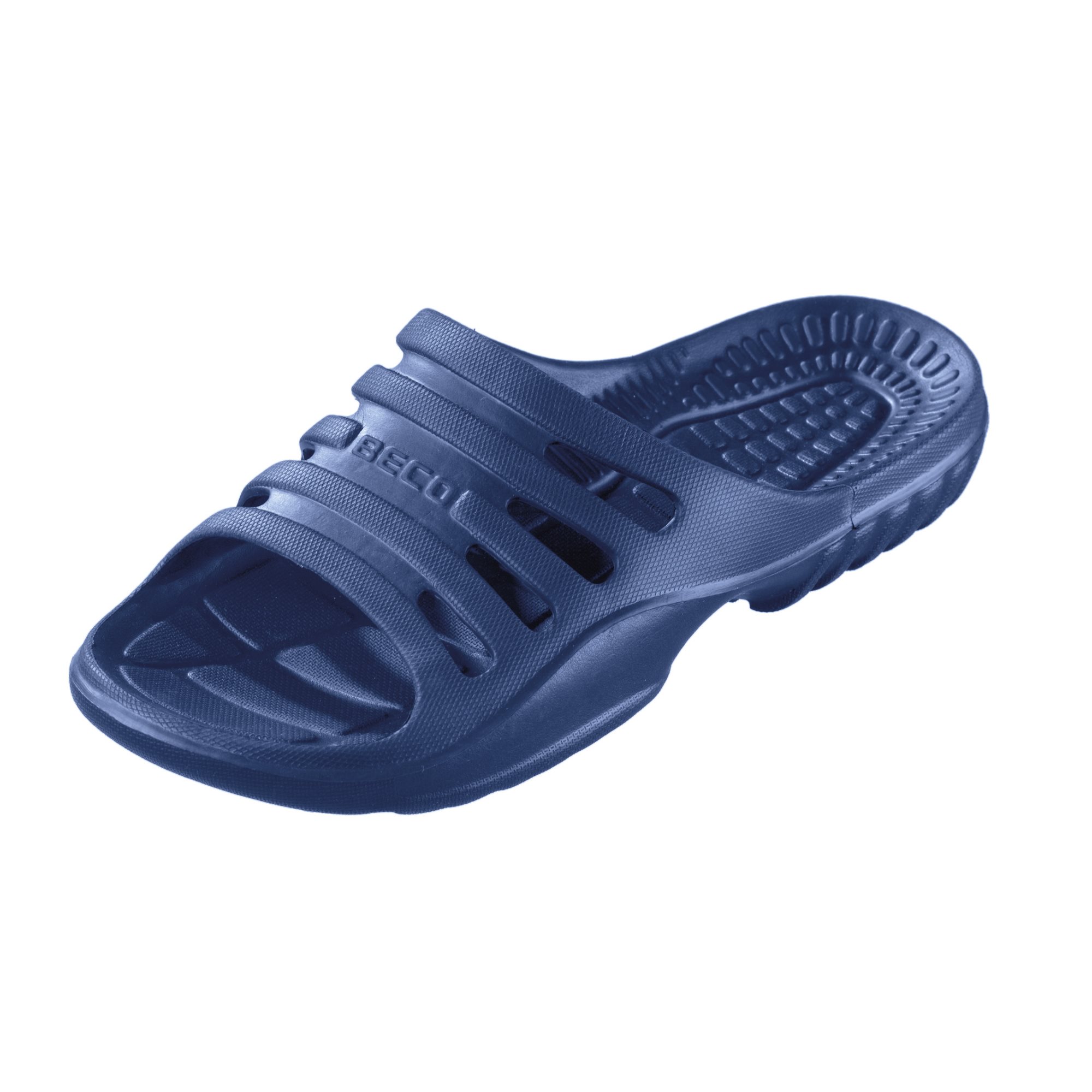BECO Badeschuhe Slipper 43 marine