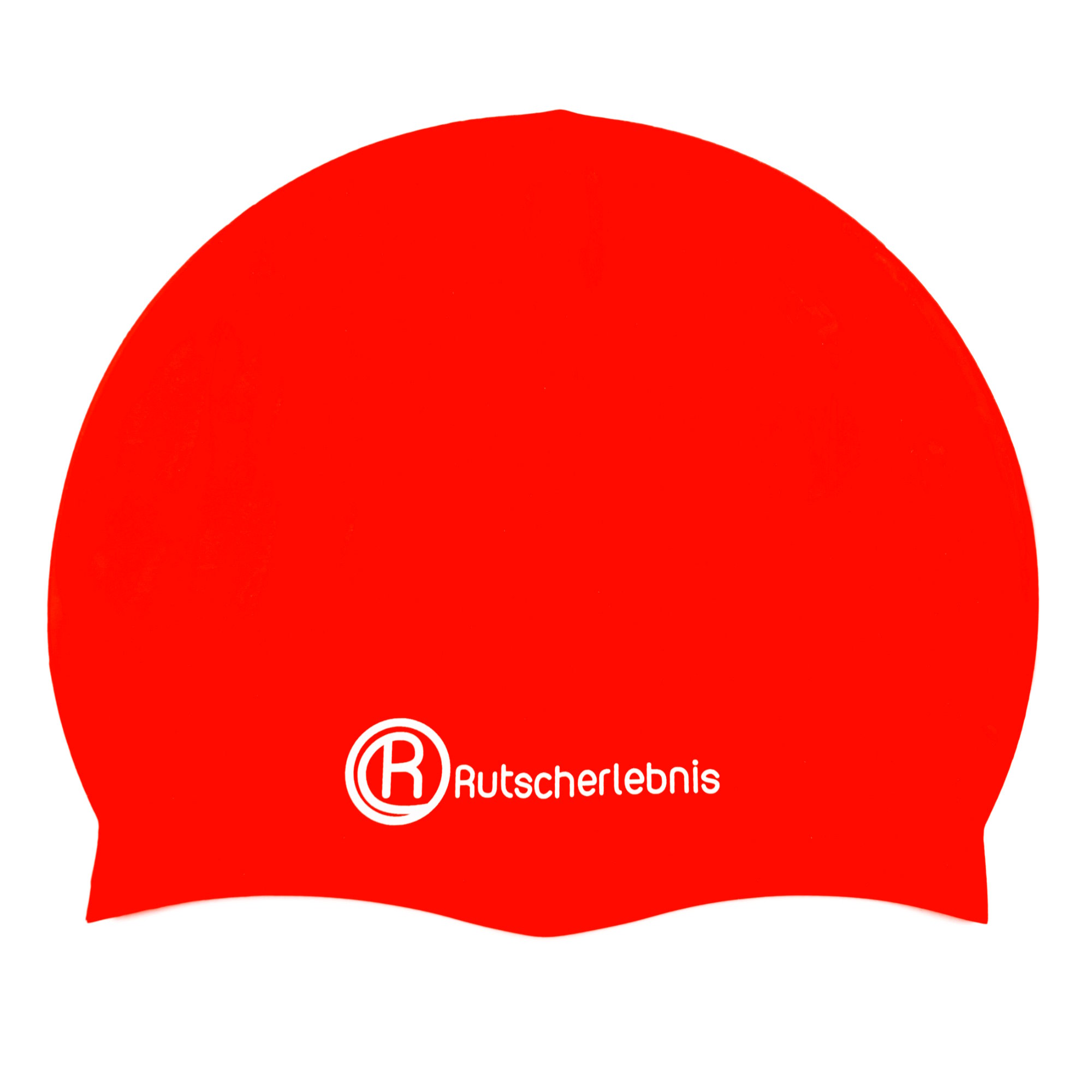 Rutscherlebnis Silicone Cap red/white