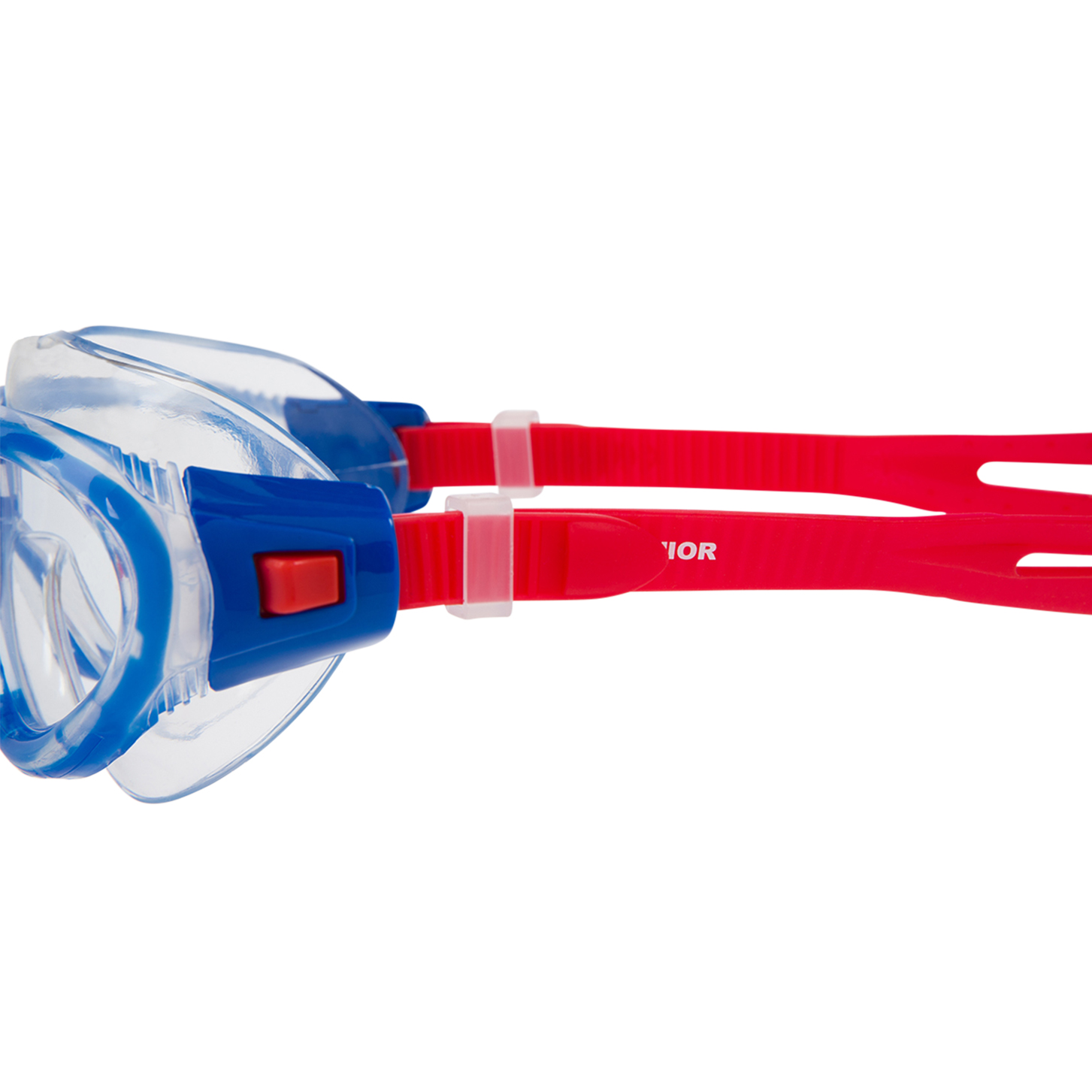 Speedo Biofuse Rift Junior Lava Red/Beautiful Blue/Clear
